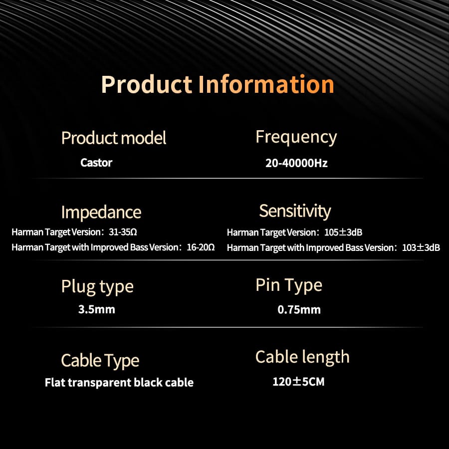 KZ Castor Tuning Adjustable Dual Driver IEM Earphones