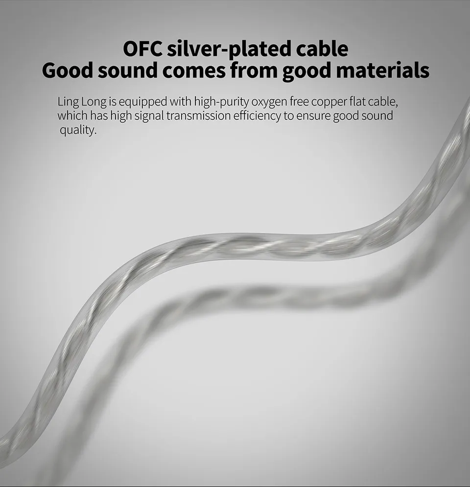 KZ Ling Long Open Back Micro Dynamic Earphone