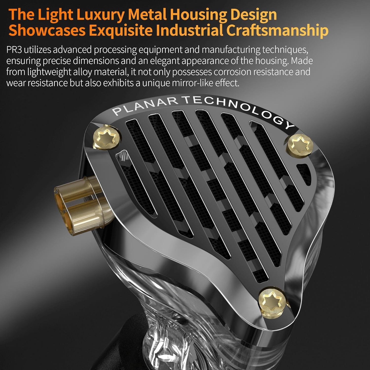 KZ PR3 Earphones 13.2MM Planar Driver in Ear Monitor Headphones