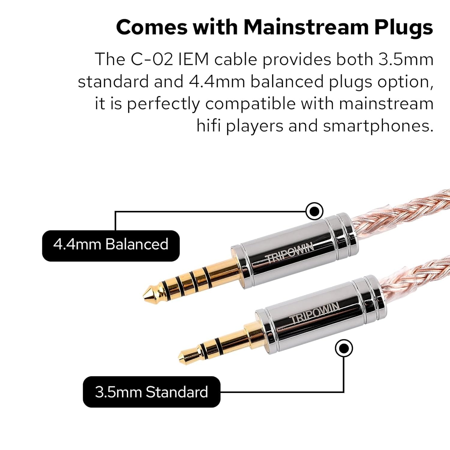 Tripowin C-02 IEM Cable