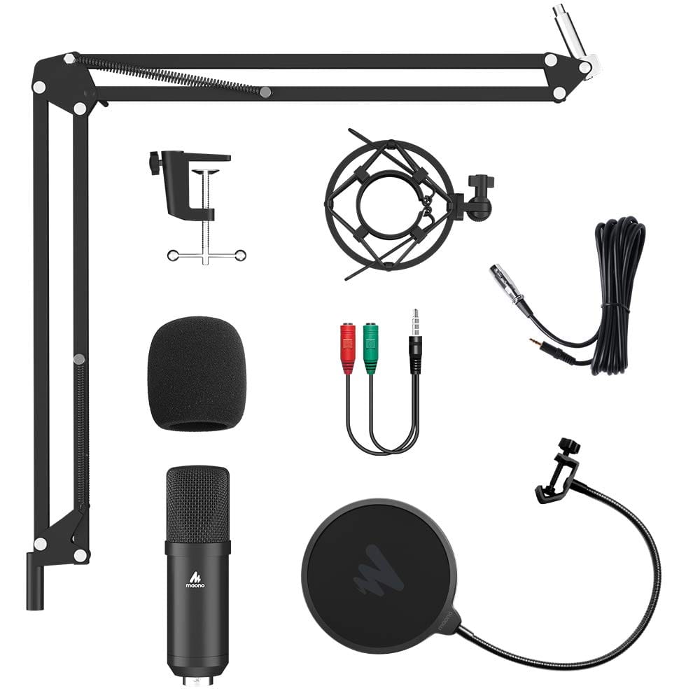 Maono AU-A03 Professional Condenser Studio Microphone Kit