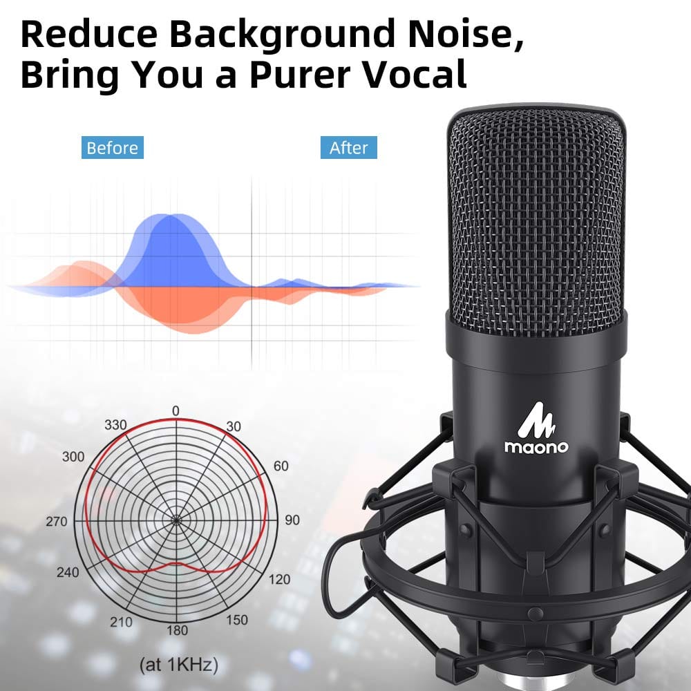 Maono AU-A03 Professional Condenser Studio Microphone Kit