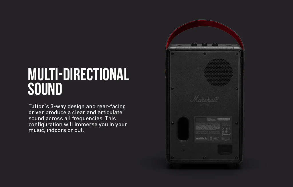Marshall Tufton Portable Bluetooth Speaker