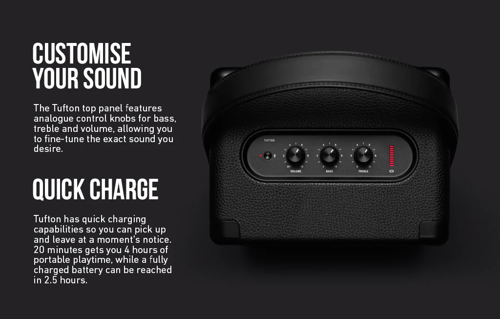 Marshall Tufton Portable Bluetooth Speaker