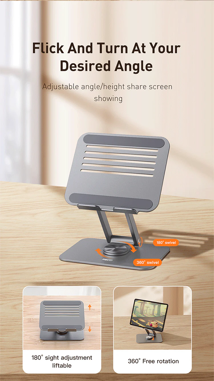 Recci RHO-M16 Multi-Angle Tablet Stand