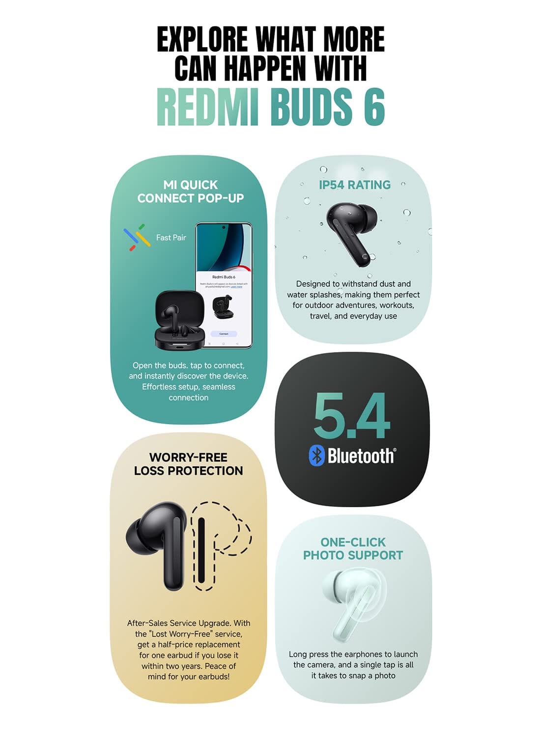 Redmi Buds 6 SuperANC Earbuds