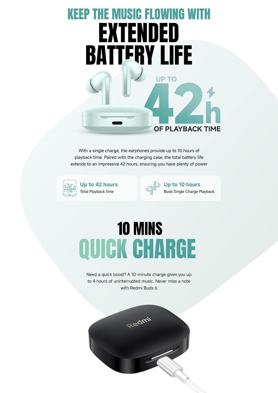 Redmi Buds 6 SuperANC Earbuds