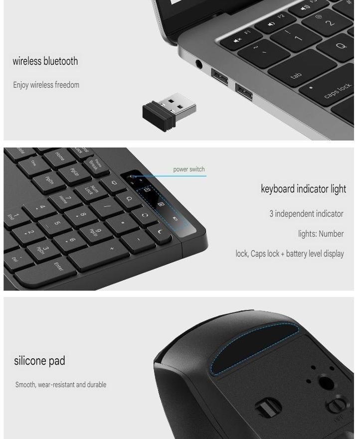 Wiwu KM-01 Wireless Office Keyboard and Mouse Combo Set