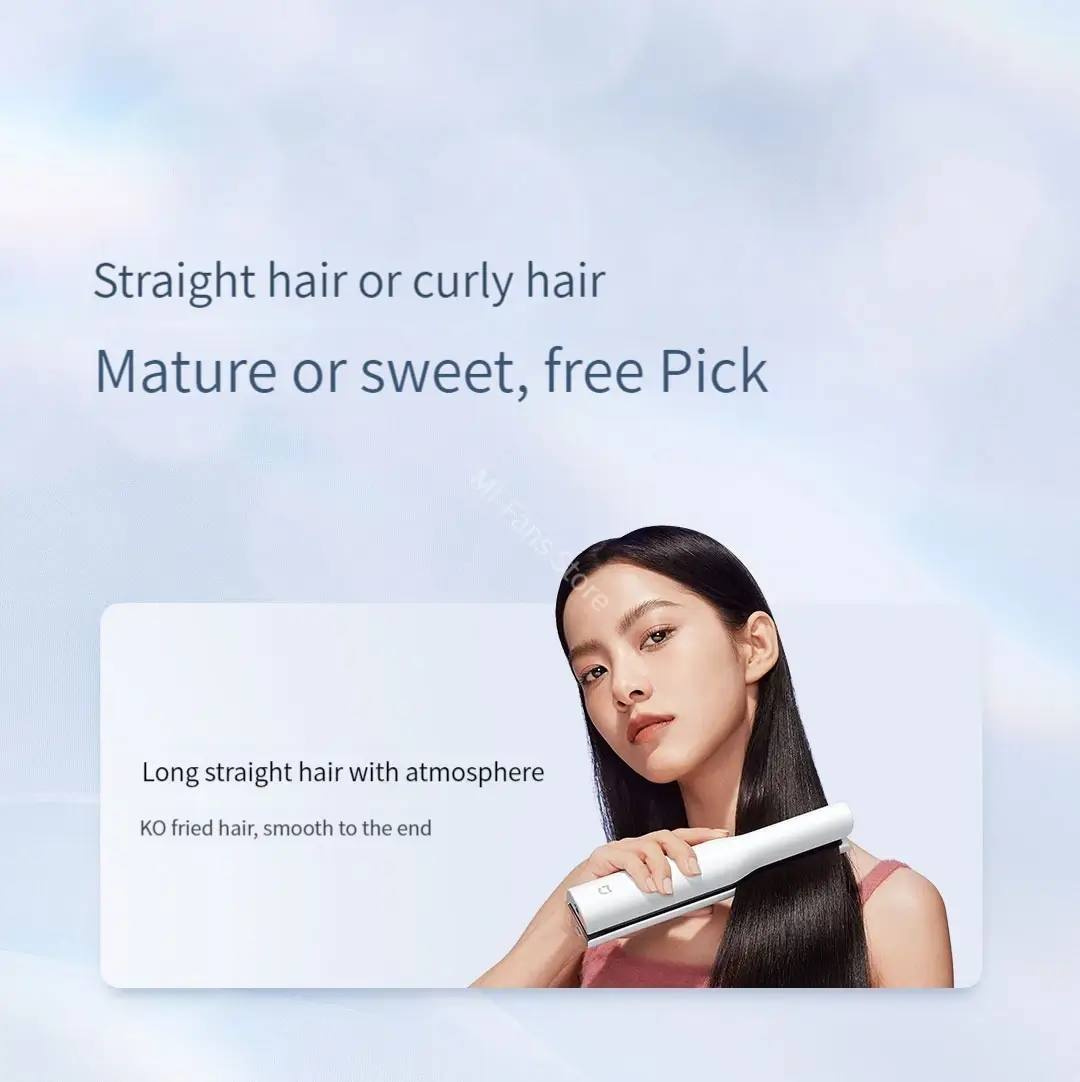Xiaomi Mijia Wireless Straight Hair Clip Professional Straightener (2)