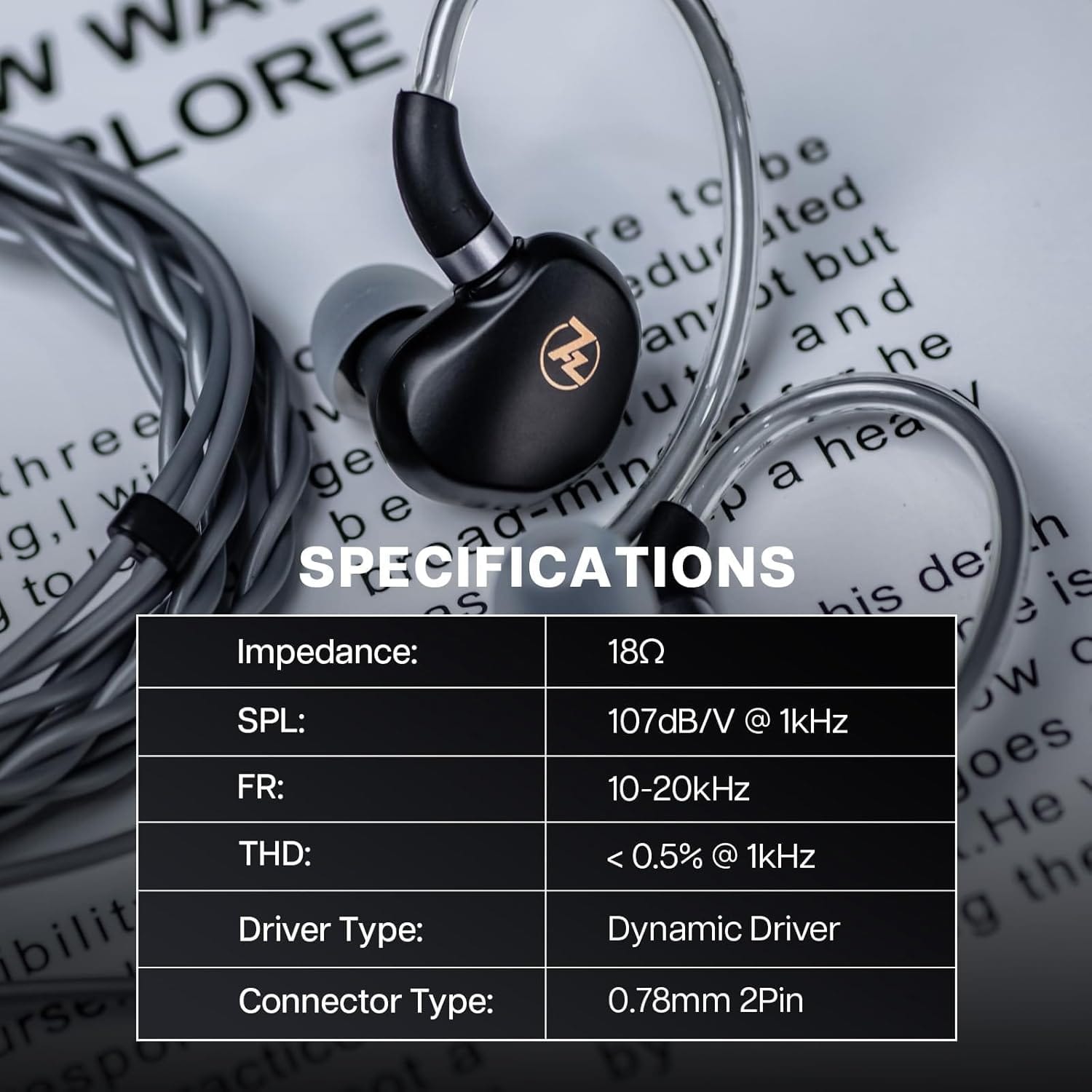 7HZ G1 10mm Dynamic Driver In-Ear Monitor