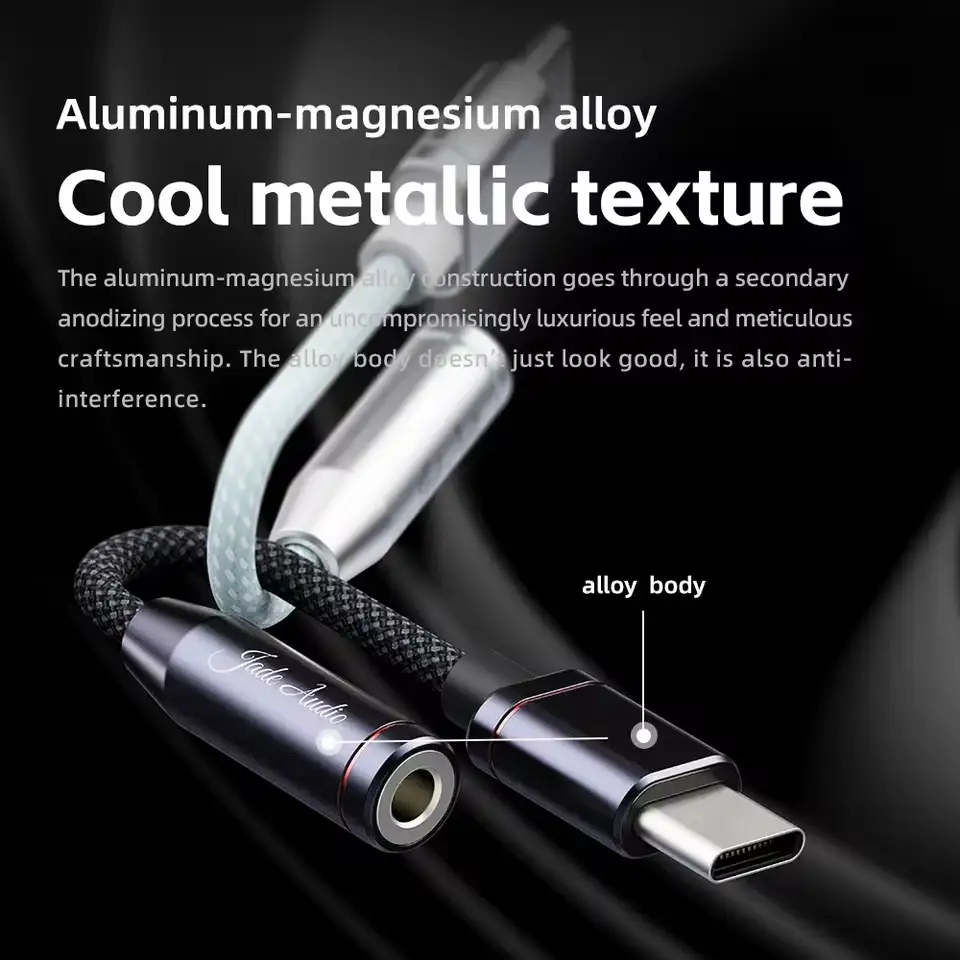 FIIO JadeAudio JA11 USB Type C to 3.5mm DAC and Headphone Amplifier 384kHz/32bit