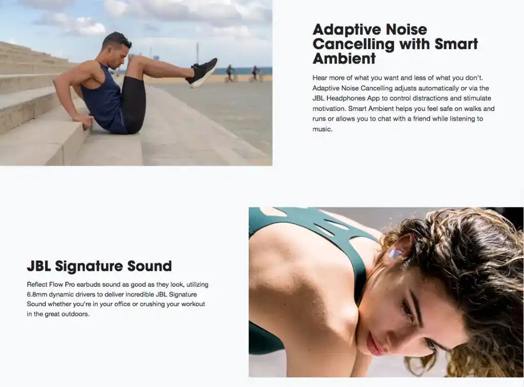 JBL Reflect Flow Pro True Wireless Earbuds