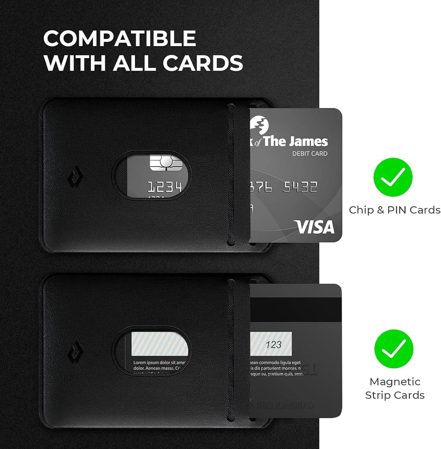 Pitaka MagEZ MagSafe Card Sleeve 3.0 for iPhone 15/14/13 Series and Galaxy S24/S23/S22 Series