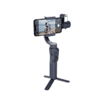 Porodo 3-Axis Ai Tracker & Light Gimbal Stabilizer - Black