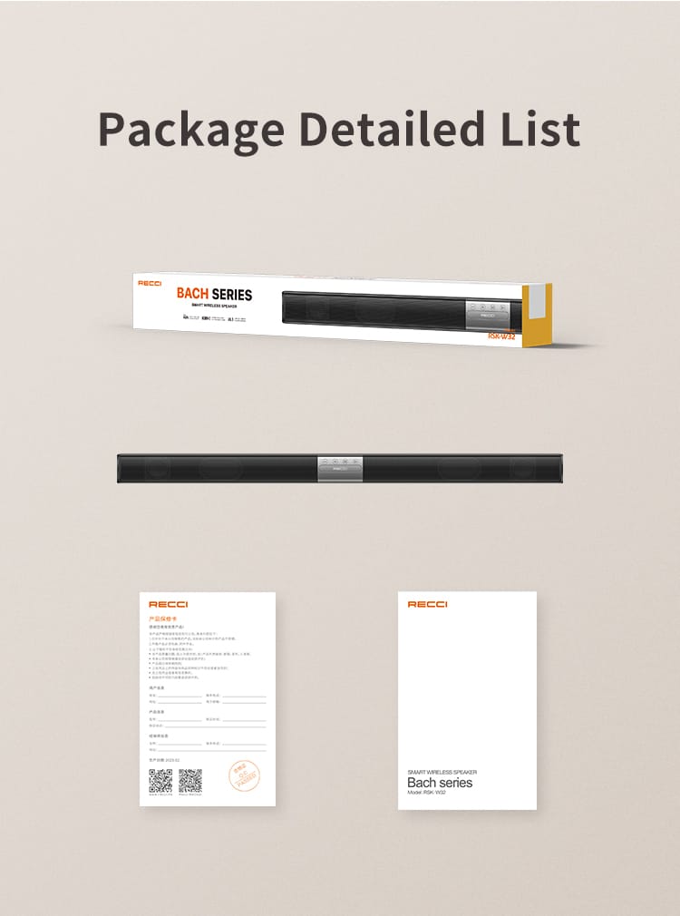 Recci RSK-W32 Bach Series Wireless Speaker