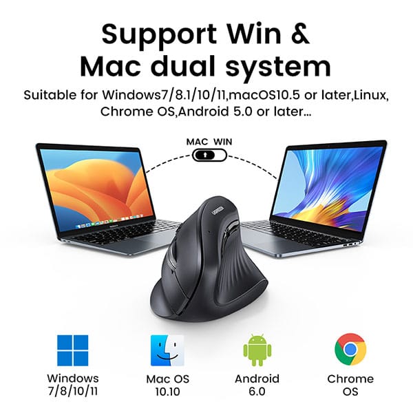 Ugreen MU008 (25444) Multi-mode Vertical Mouse