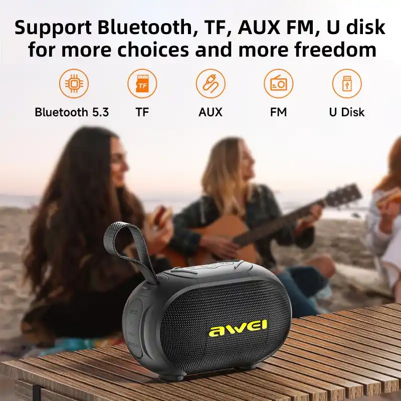 Awei KA1 Bluetooth Speaker with RGB Light