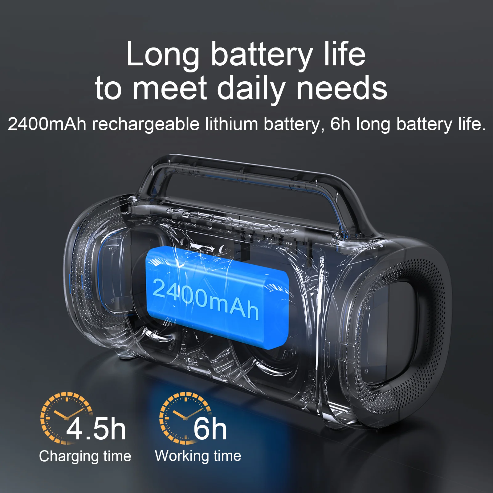 JOYROOM JR-MW02 40W Waterproof RGB Bluetooth Wireless Speaker