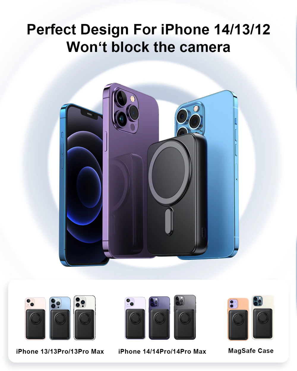 JOYROOM JR-W050 20W 10000mAh Magnetic Wireless Power Bank