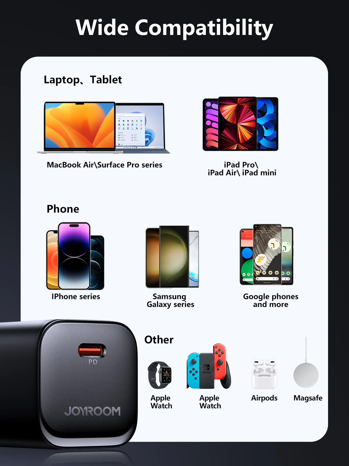 Joyroom JR-TCF07 Speed Series PD 30W Fast Charger