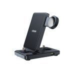 JR-WQS01/JR-WQS02 4 in 1 Magnetic Charging Station for phone for watch for earphone Type-C/Lightning