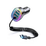 Joyroom JR-CL20 4-in-1 Car Charger with Lightning Cable 57W