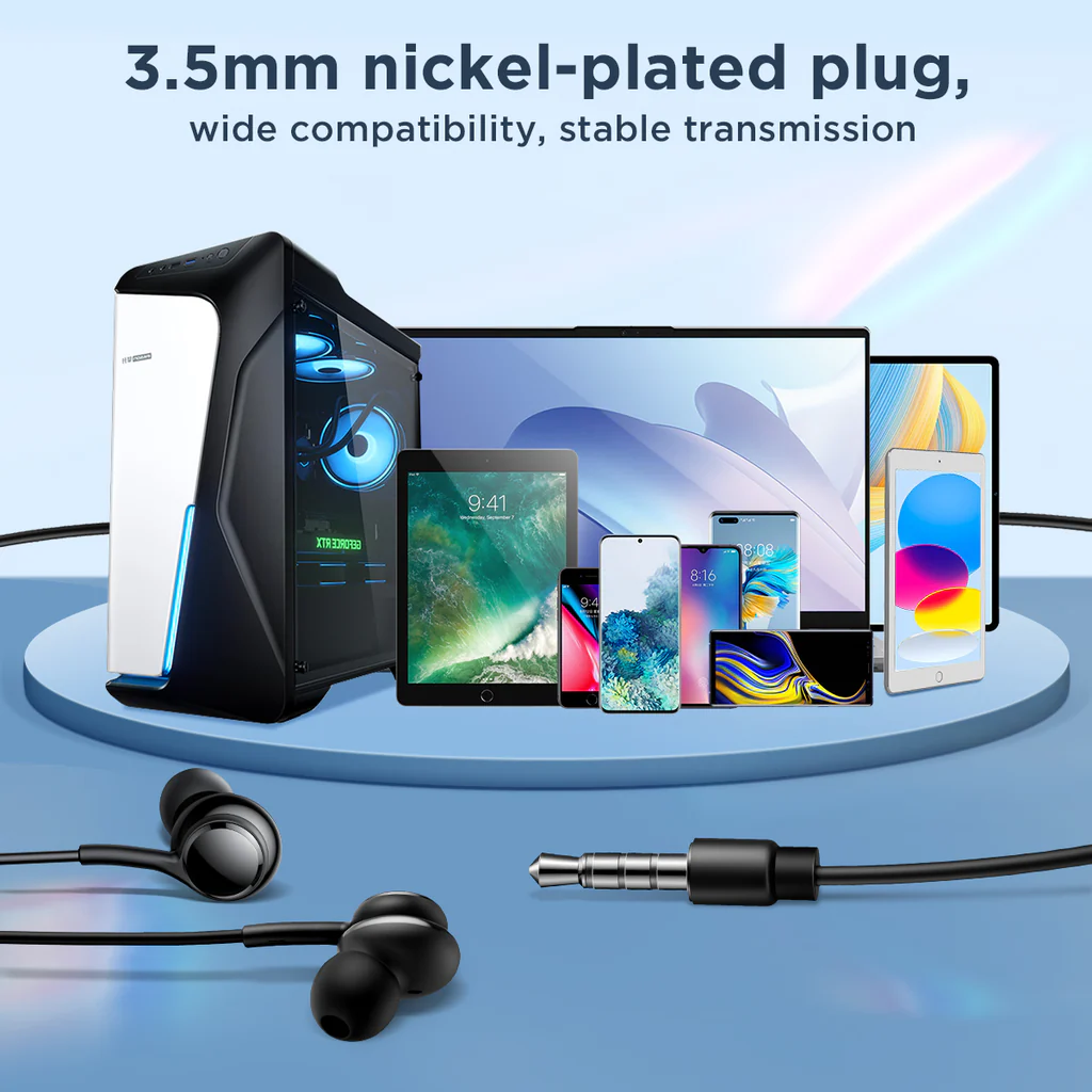 Joyroom JR-EW02 Wired Series In-Ear Wired Earbuds