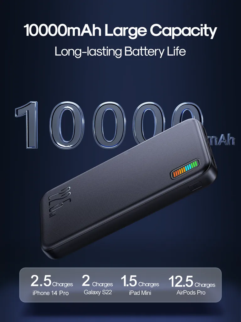 Joyroom JR-QP194 10000mAh 22.5W Fast Charging Power Bank