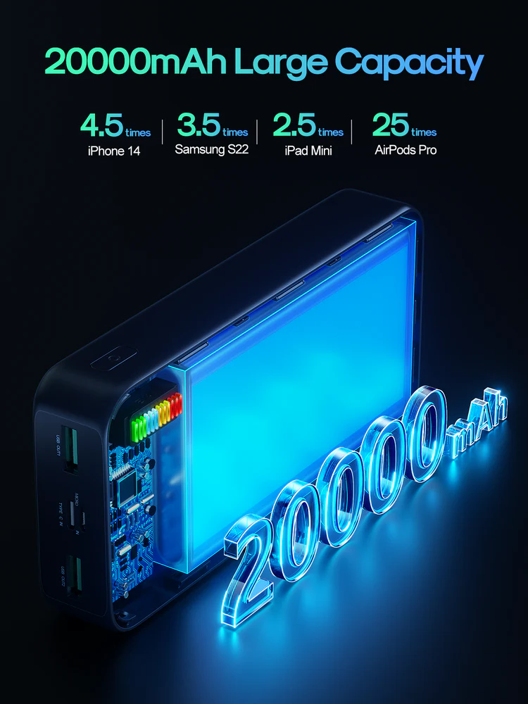 Joyroom JR-T017 Dazzling Series 20000mah 12W Power Bank