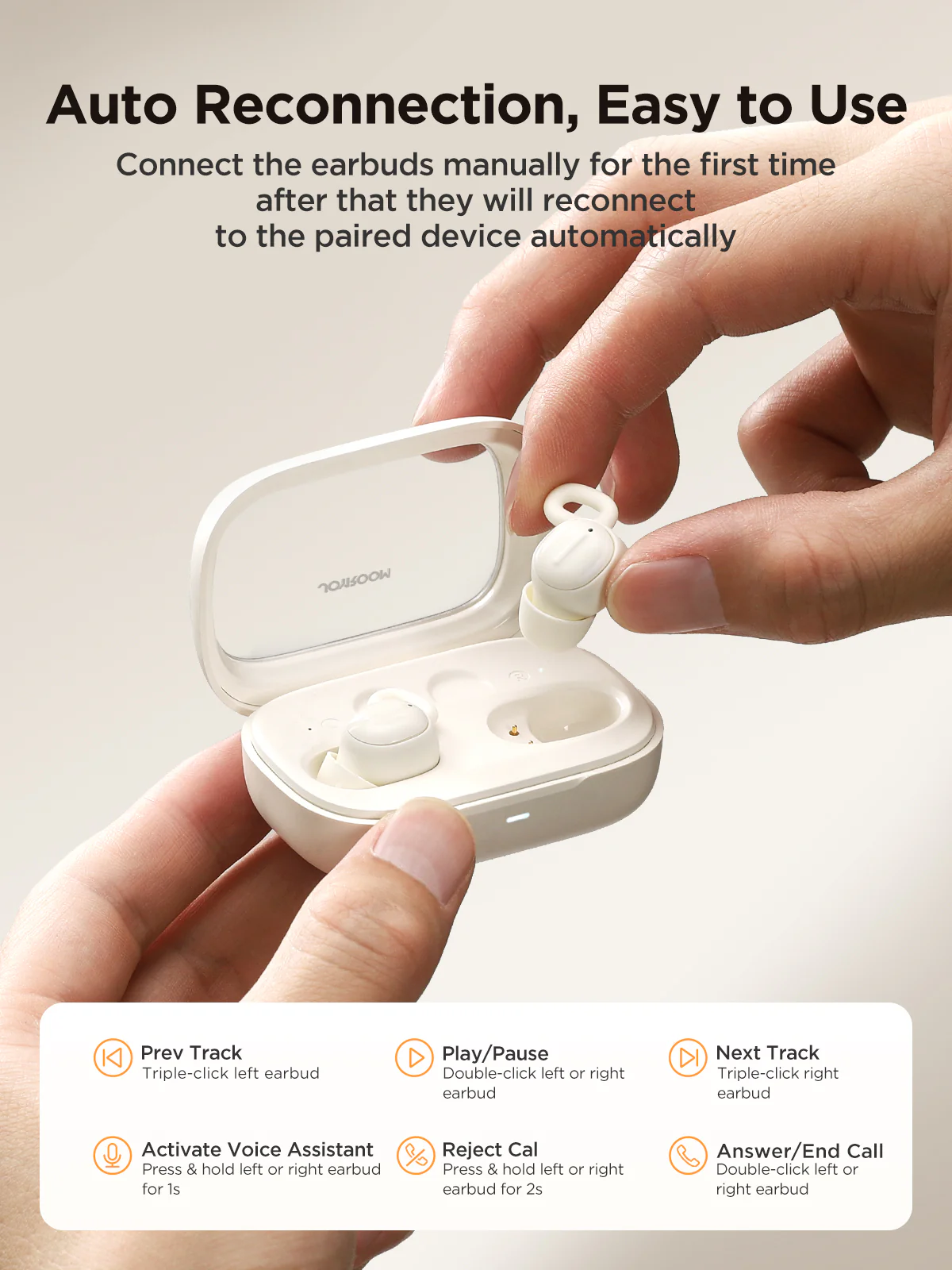 Joyroom JR-TS1 True Wireless Sleep Earbuds