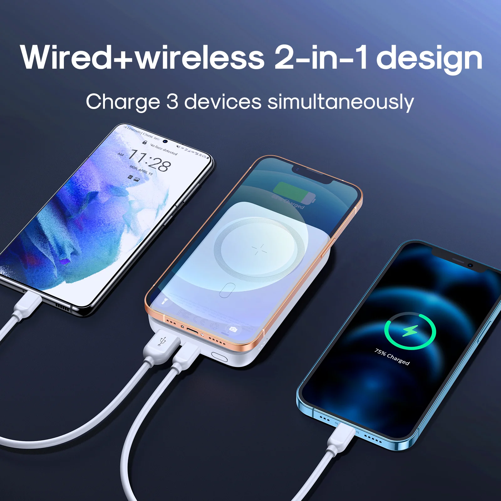Joyroom JR-W020 20W Mini magnetic wireless power bank 10000mah