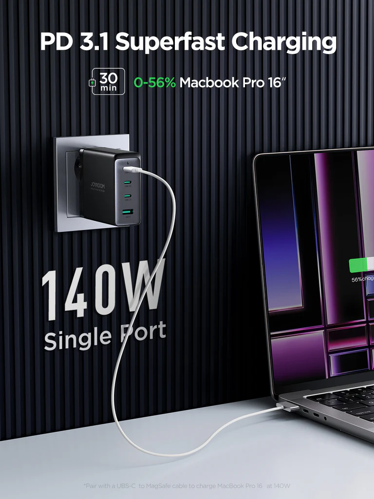 Joyroom TCG05 GaN Ultra 140W 4-in-1 Fast Charger