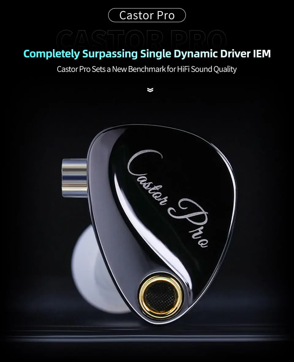 KZ Castor Pro Completely Surpassing Single Dynamic Driver IEM