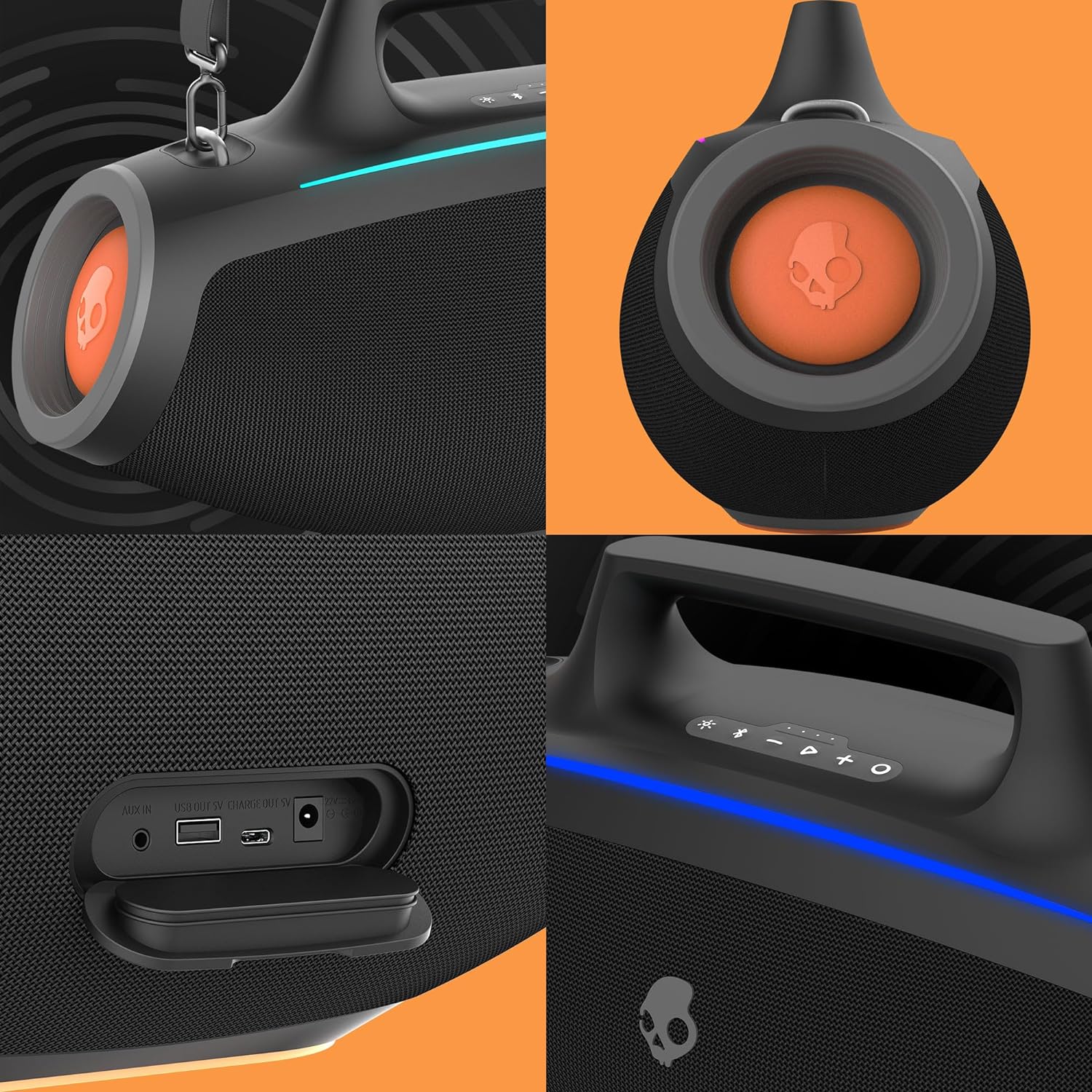 Skullcandy Barrel Boombox Speaker
