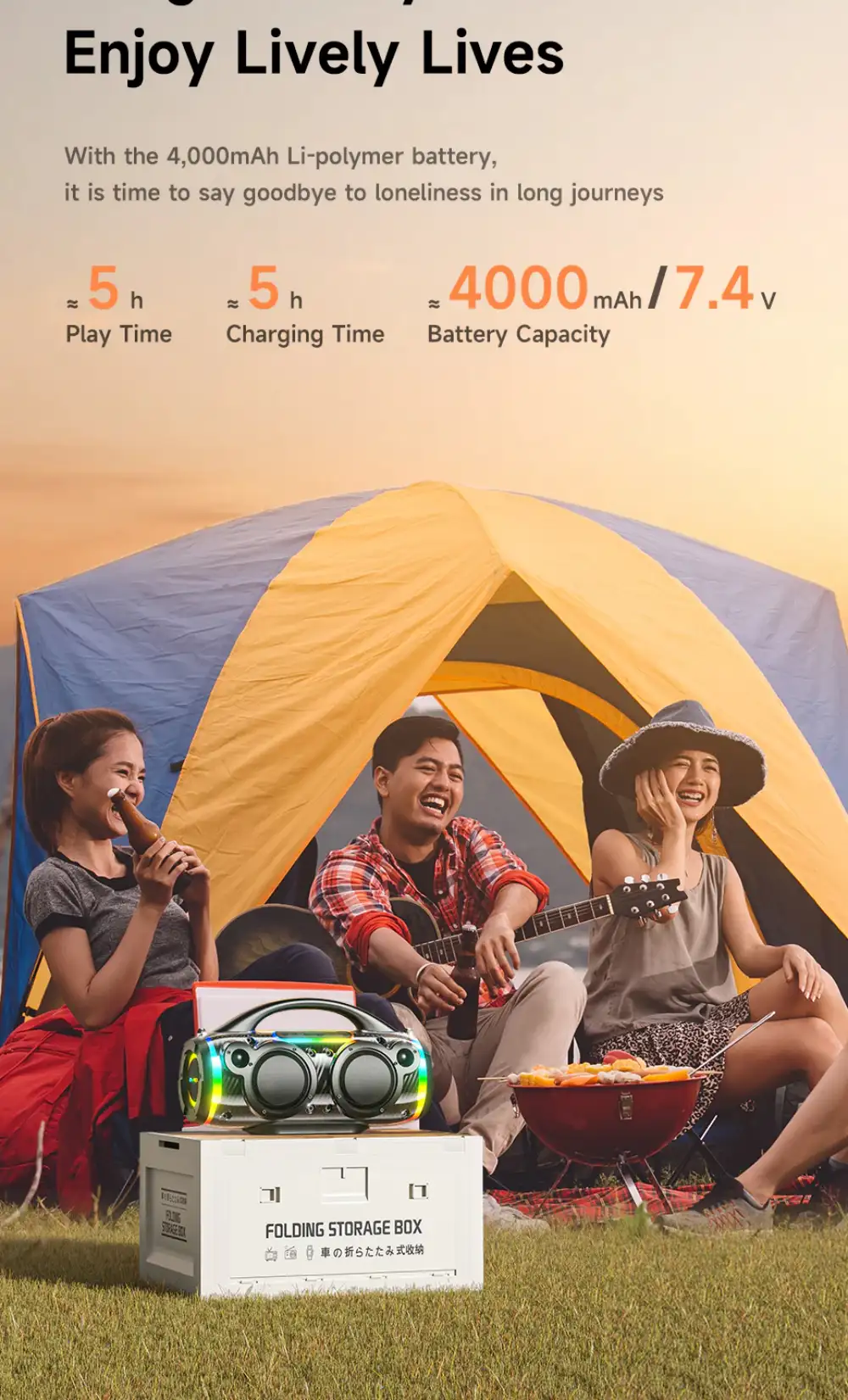 AWEI KA12 60W Outdoor Bluetooth Speaker