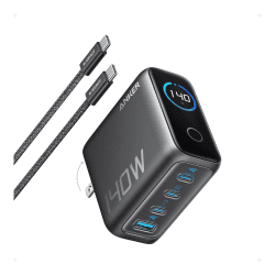Anker Laptop Charger 140W 4-Port PD 3.1 with Touch Control USB-C Cable (B2697)