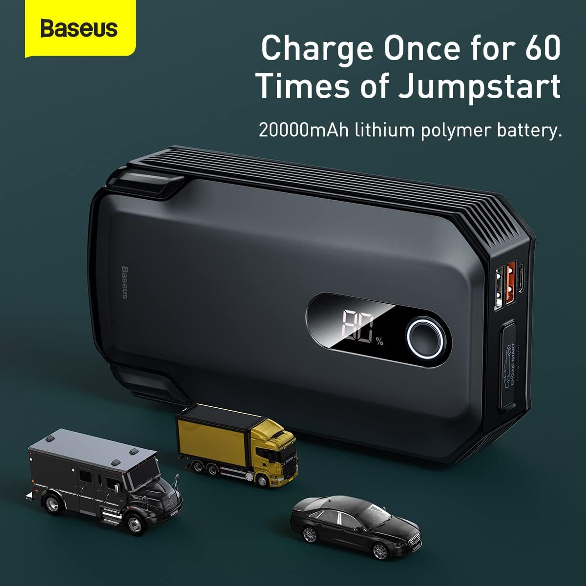 Baseus Super Energy Max Car Jump Starter 20000mAh