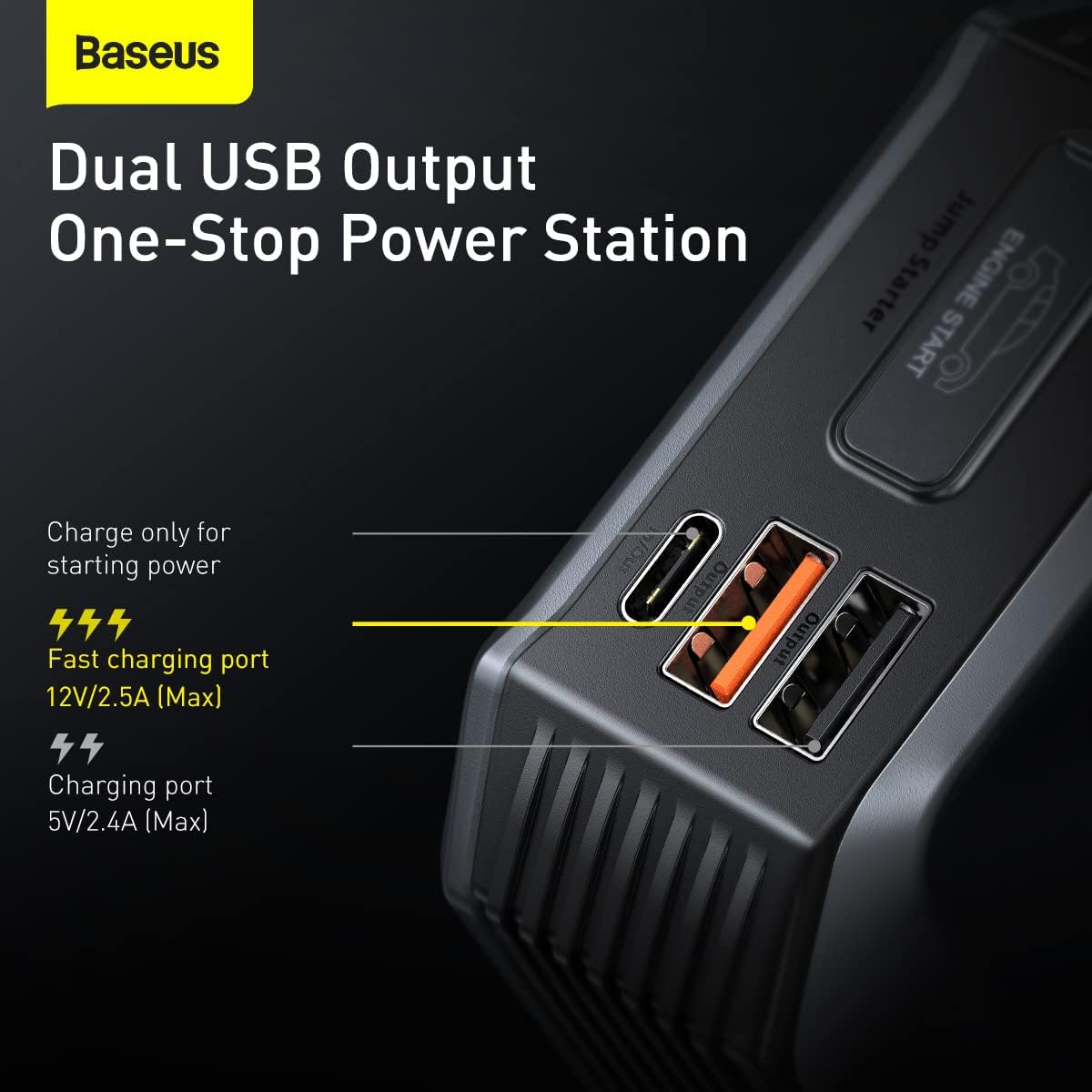 Baseus Super Energy Max Car Jump Starter 20000mAh