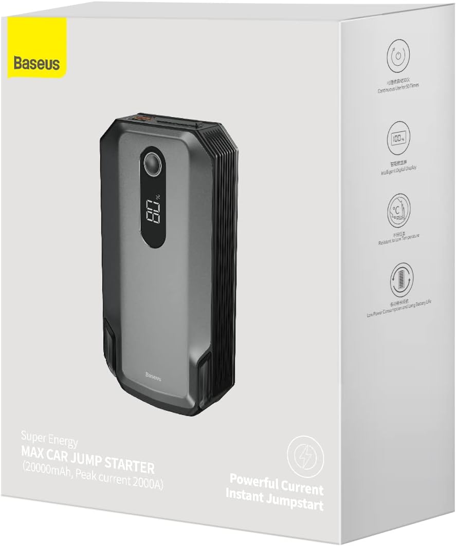 Baseus Super Energy Max Car Jump Starter 20000mAh