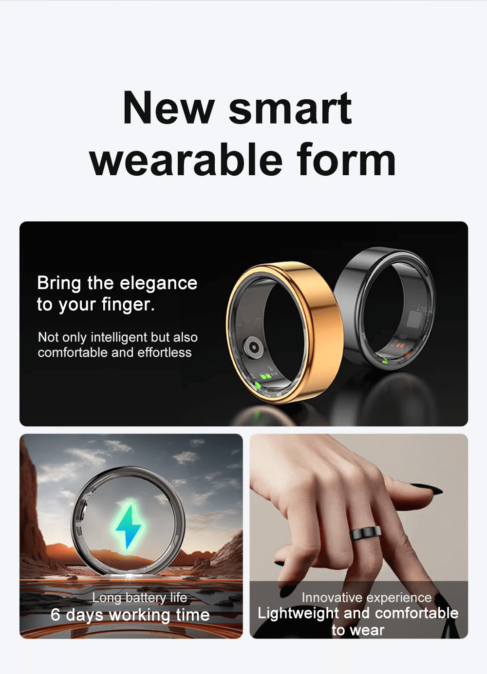 COLMI R02 Smart Ring Military Grade