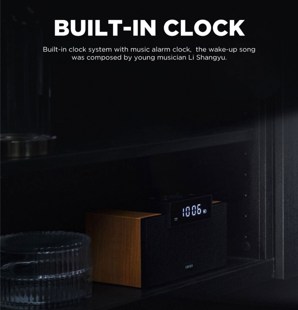 Edifier MP260 Portable Bluetooth Speaker with Alarm Clock