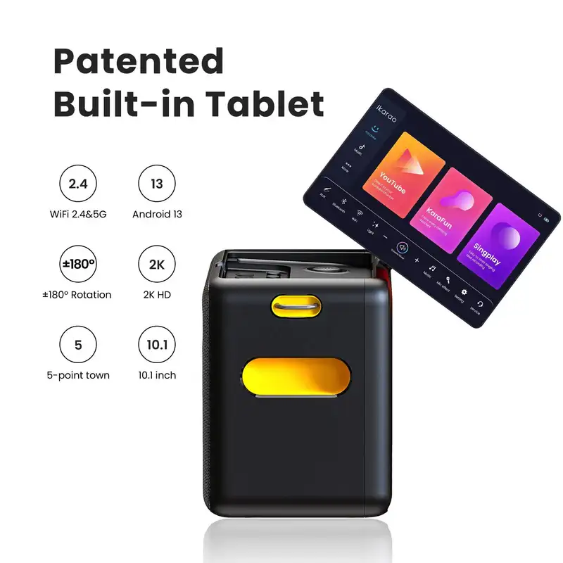 Ikarao Break X2 Black Portable Bluetooth Karaoke Speaker