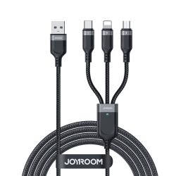 JOYROOM S-A18 3.5A USB 3 in 1 Data Cable