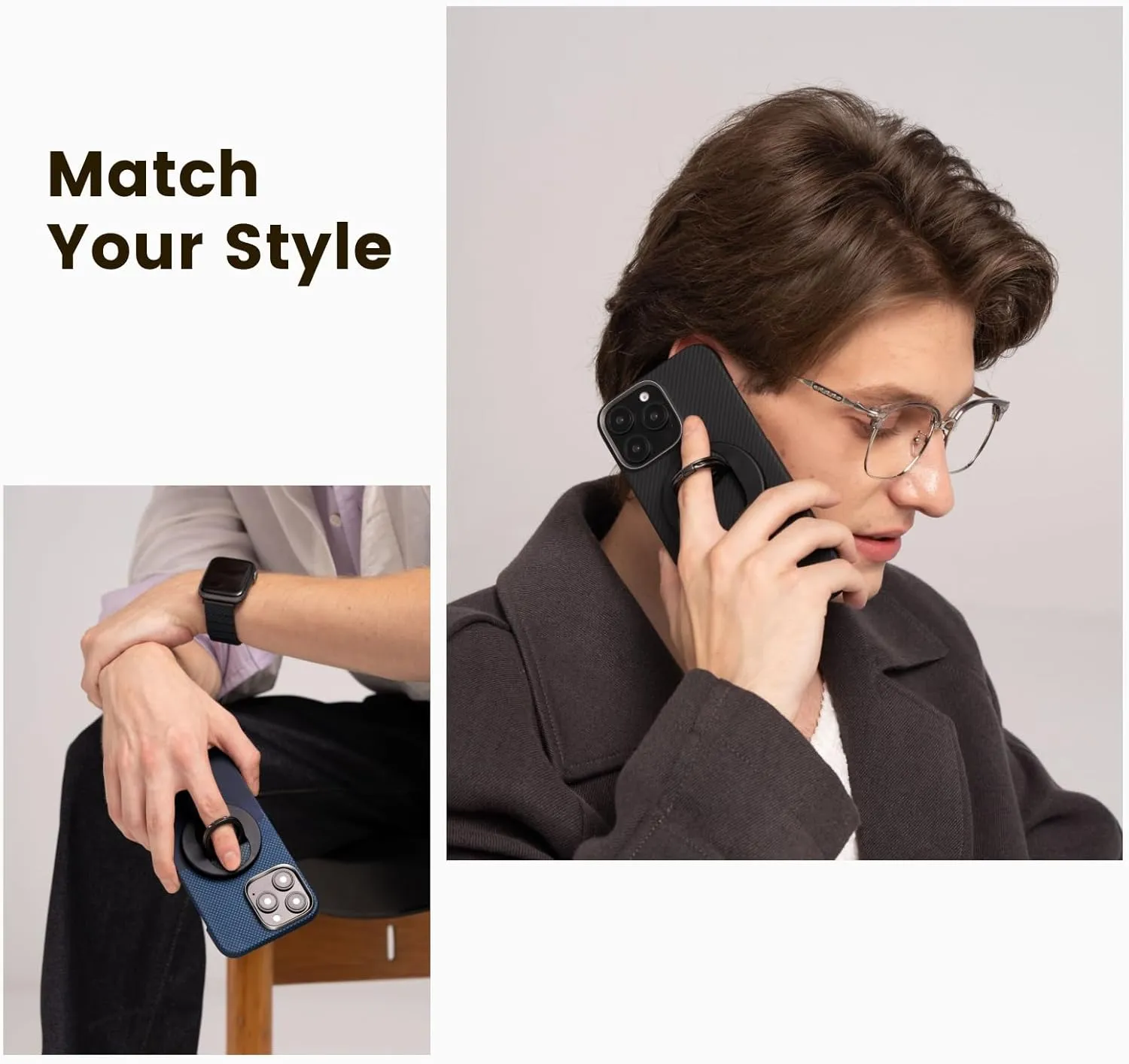 Pitaka MagEZ Grip 3 360 Degree Rotation Magnetic Double-ring with NFC function