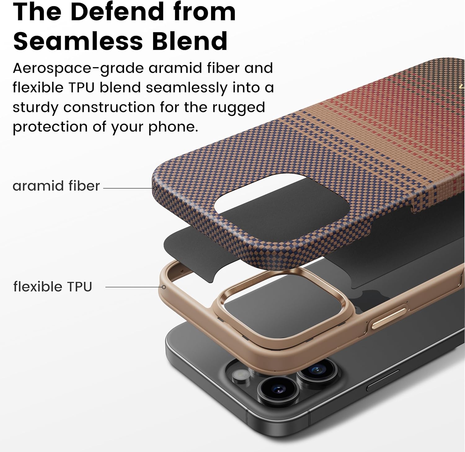 Pitaka Sunset Military-Grade Protective Case for iPhone 16 Pro & 16 Pro Max