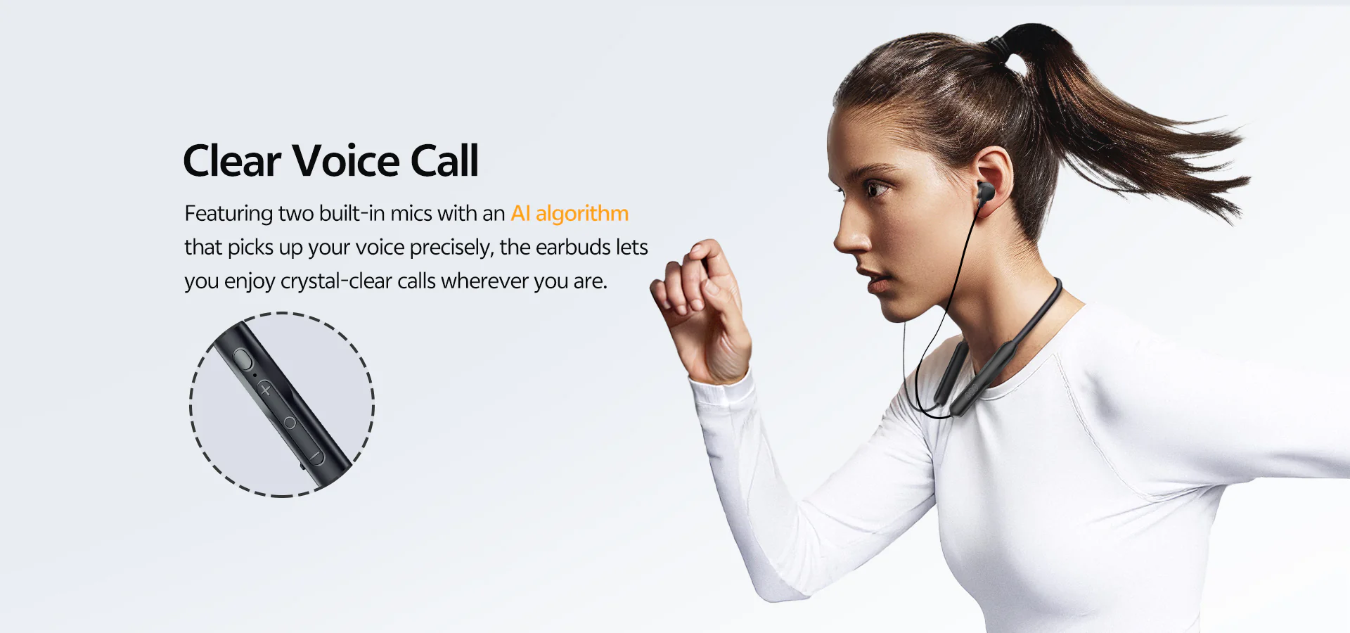 QCY BassBloom ANC N2 In-ear Neckband Headphones