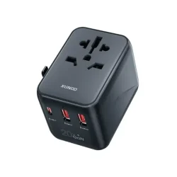 XUNDD XDCH-069 20W 3 USB Ports Universal Travel Adapter