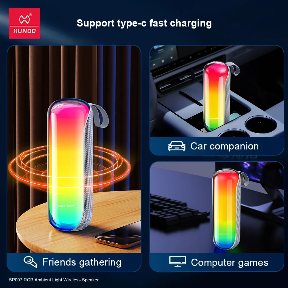 Xundd SP007 Wireless Speaker with Ambient RGB
