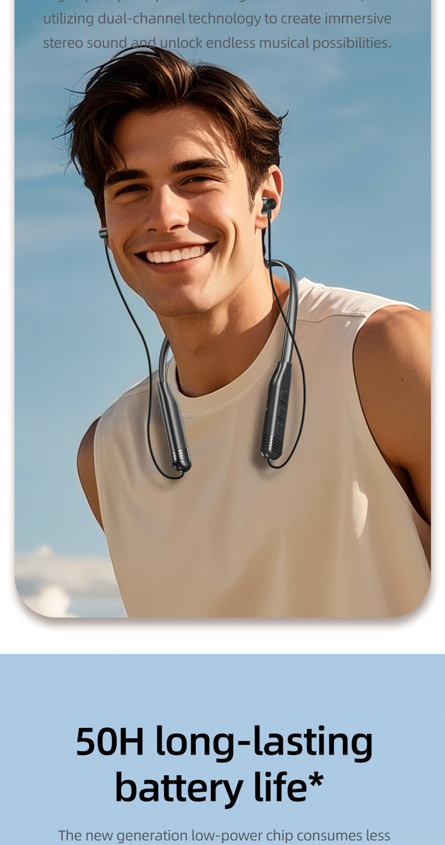 Awei G83BL Neckband Bluetooth Earphones