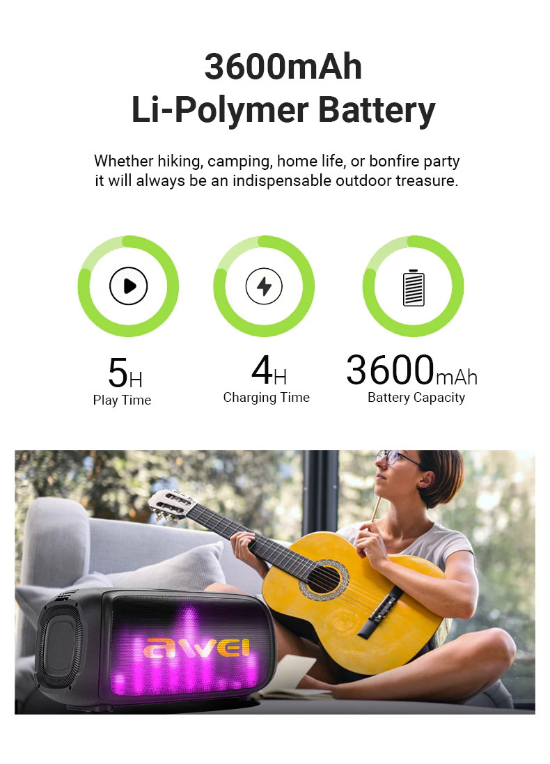 Awei KA29 RGB Wireless Speaker